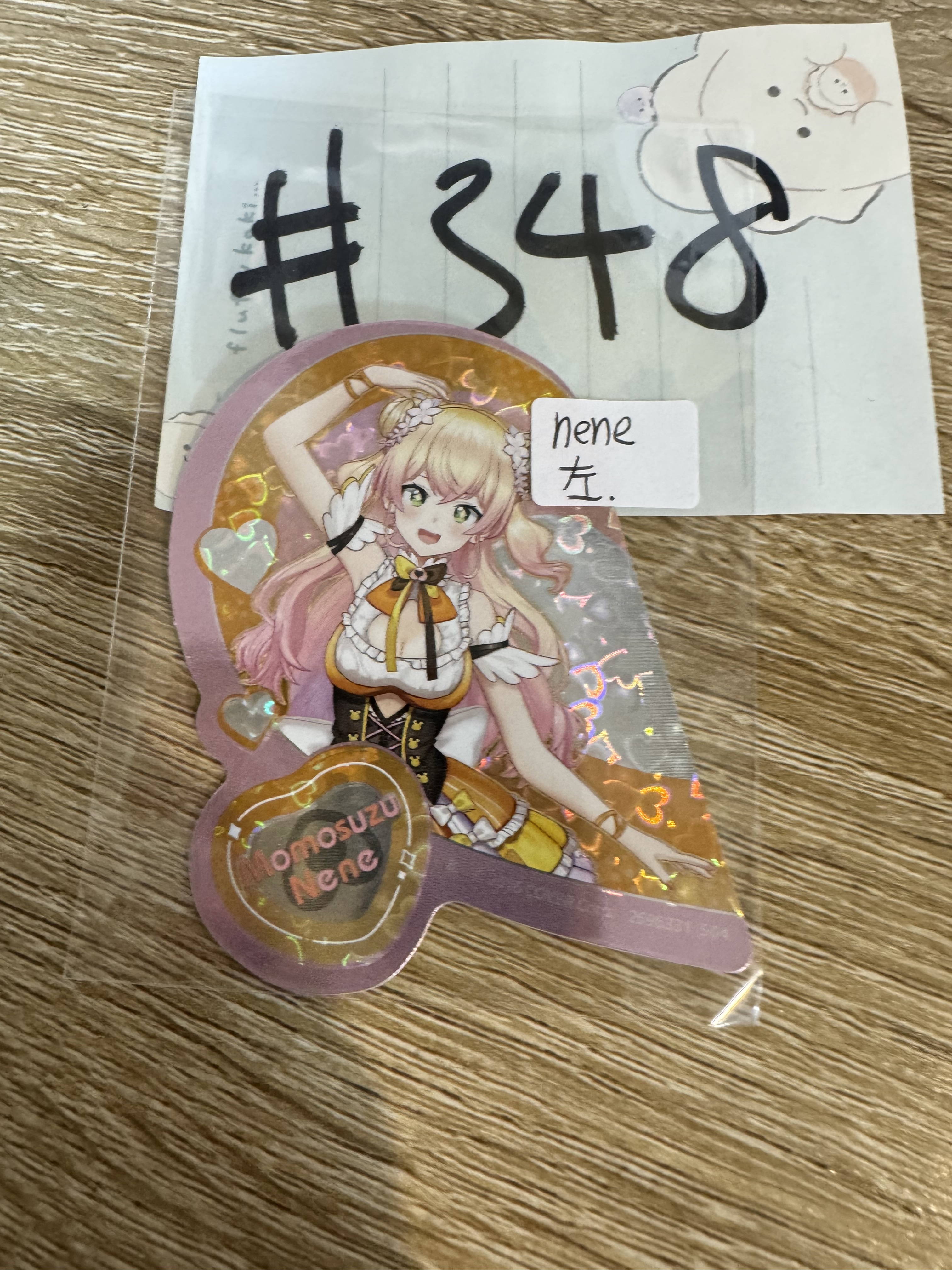 Hololive NENE 貼紙 左#348