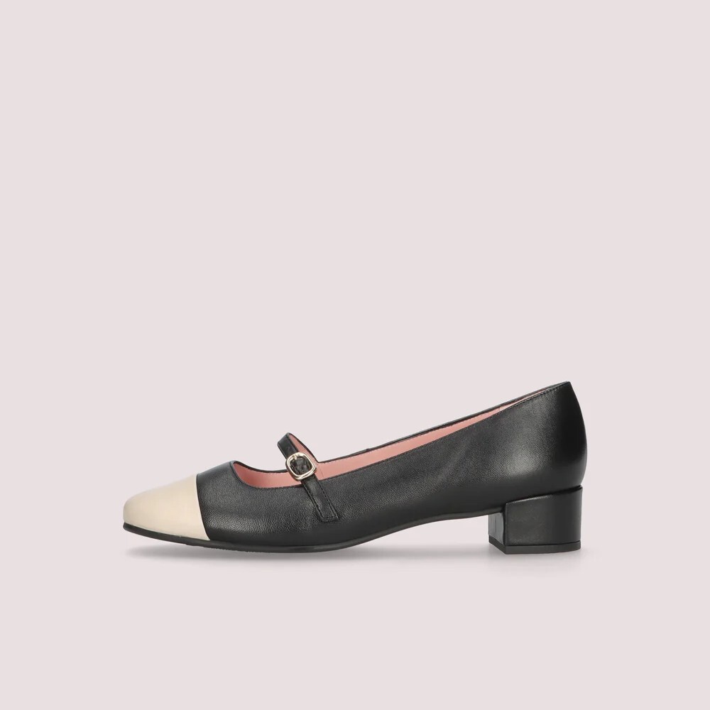 1PB0109-063 [PRETTY BALLERINAS] Odette Salon Black Leather #51679_C (BR)