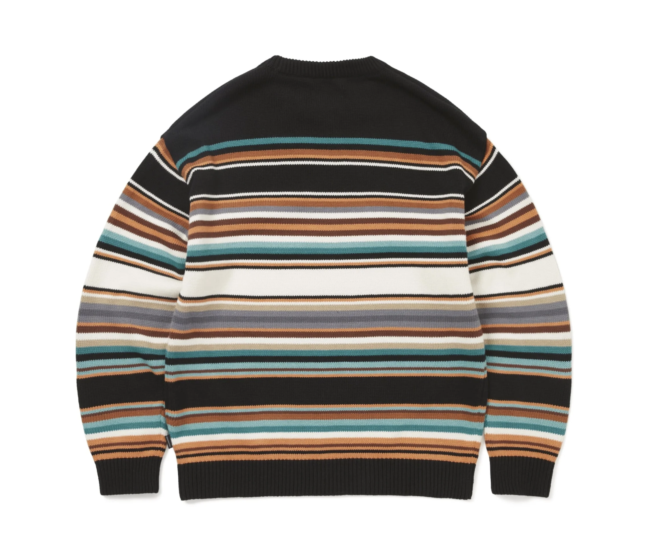 Thisisneverthat Multi Striped Sweater- Black