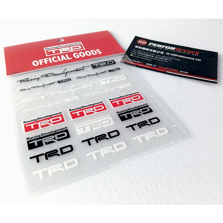 TRD 迷你貼紙組 W10xH11cm 08231-SP182