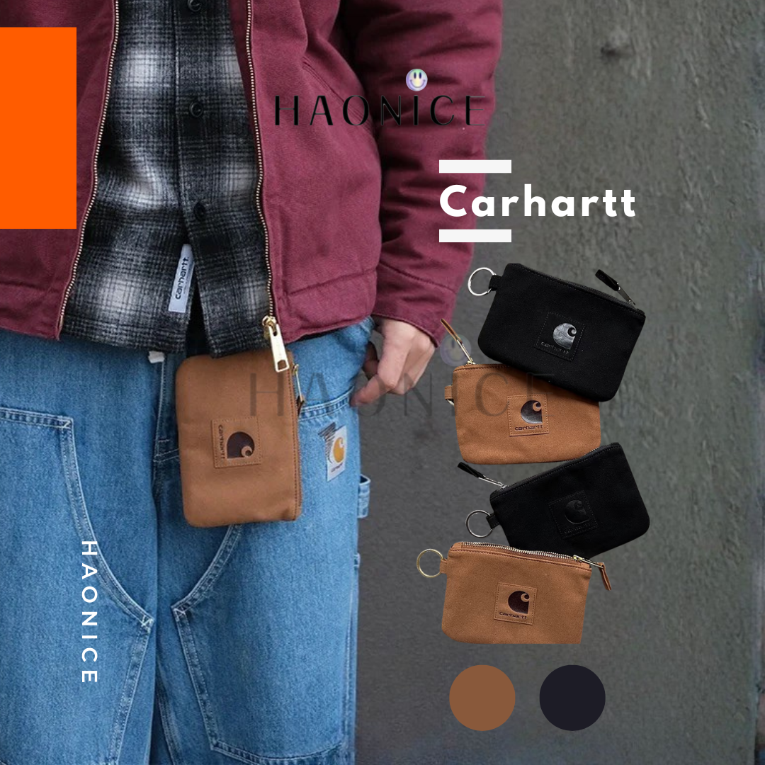 【HAO NICE】日本潮流 Carhartt WIP Suede Zip Wallet卡哈 麂皮小錢包鑰匙包