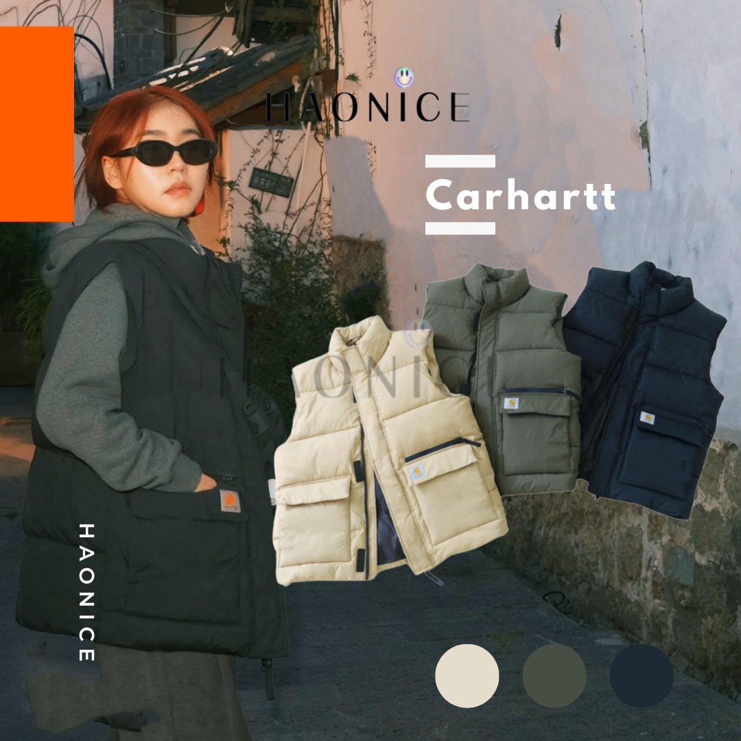 【HAO NICE】100%正品 CARHARTT WIP 美國潮牌🇺🇸 戶外防潑水立領背心 背心外套 保暖