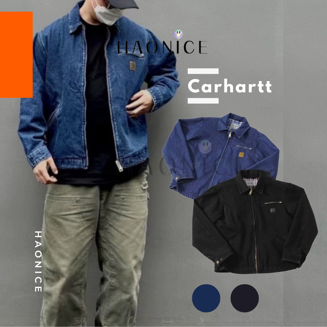 【HAO NICE】Carhartt Wip Rider Jacket 長袖 牛仔外套 底特律水洗牛仔外套 經典配色 日系街頭感🈵️