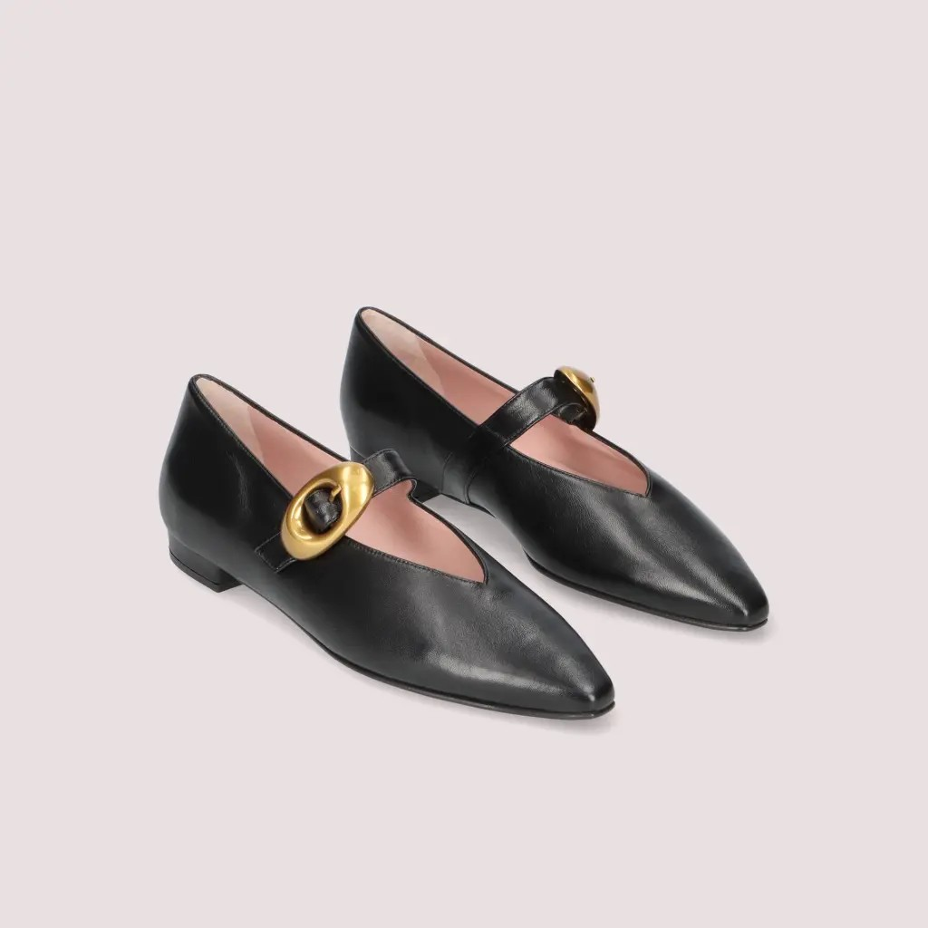 1PB1113-029 PRETTY BALLERINAS Tabitha Black Leather #52681_001 (S-K11-E)