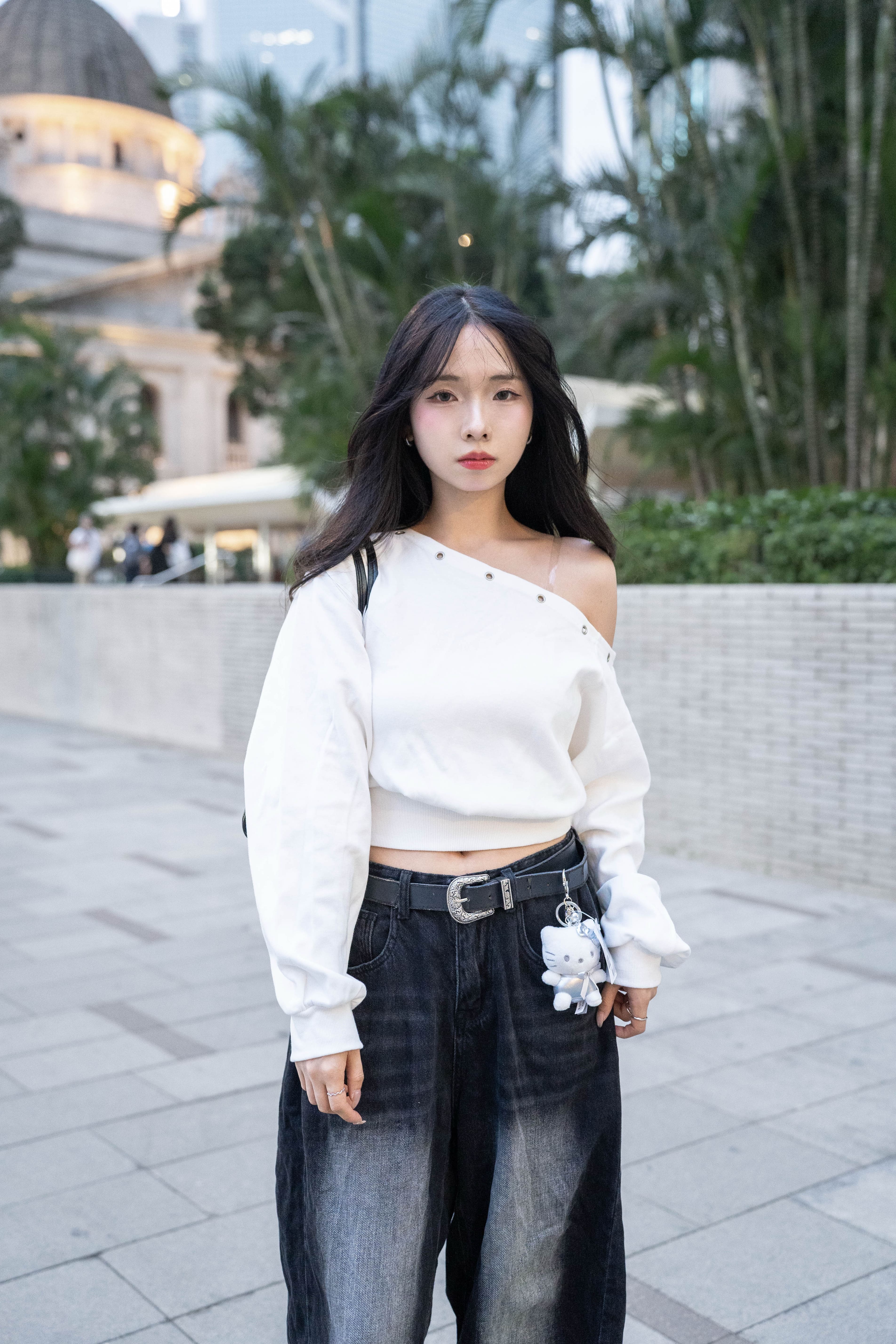 Off Eyelet Sweater