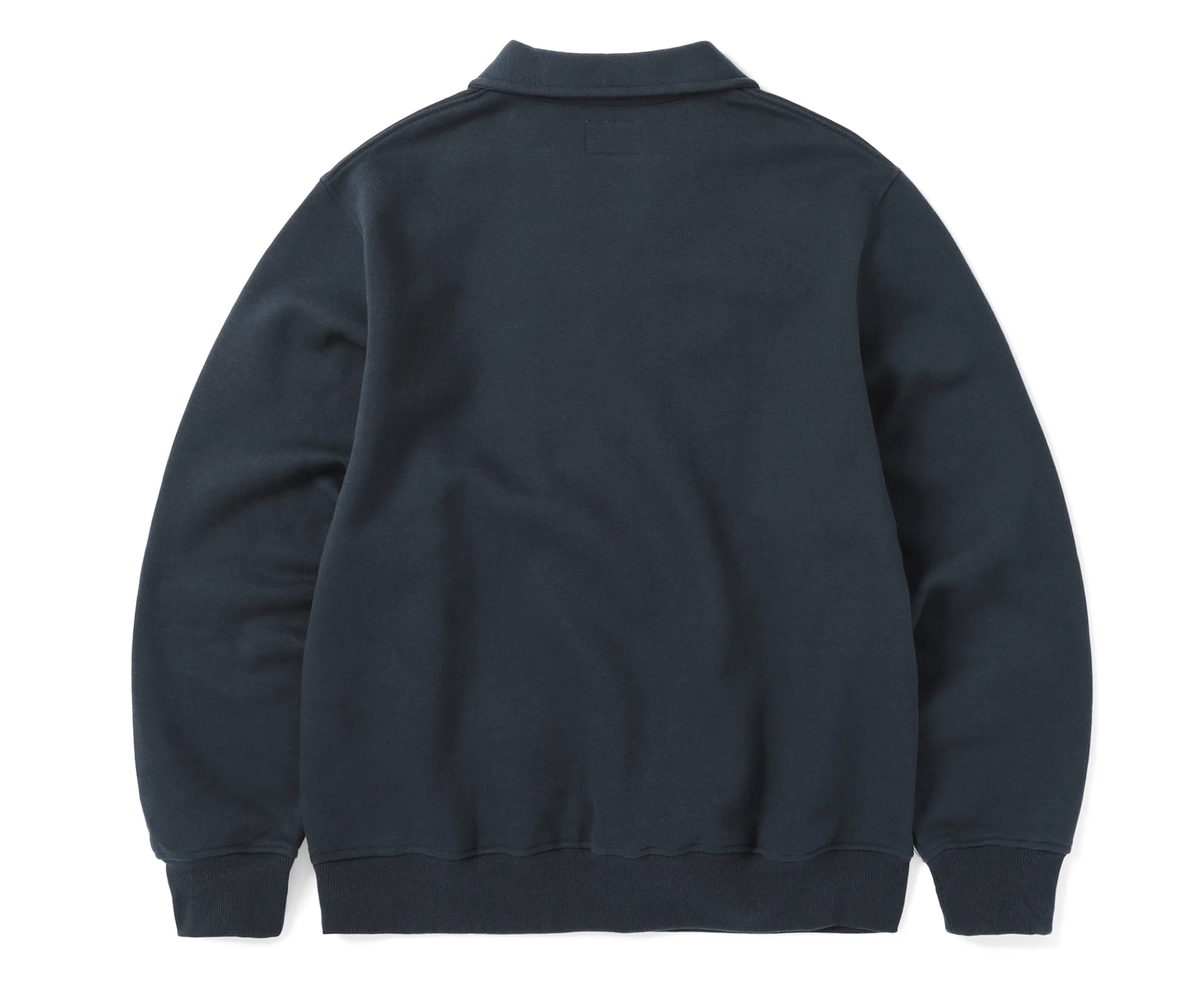 Thisisneverthat Open Collar Sweatshirt- Navy