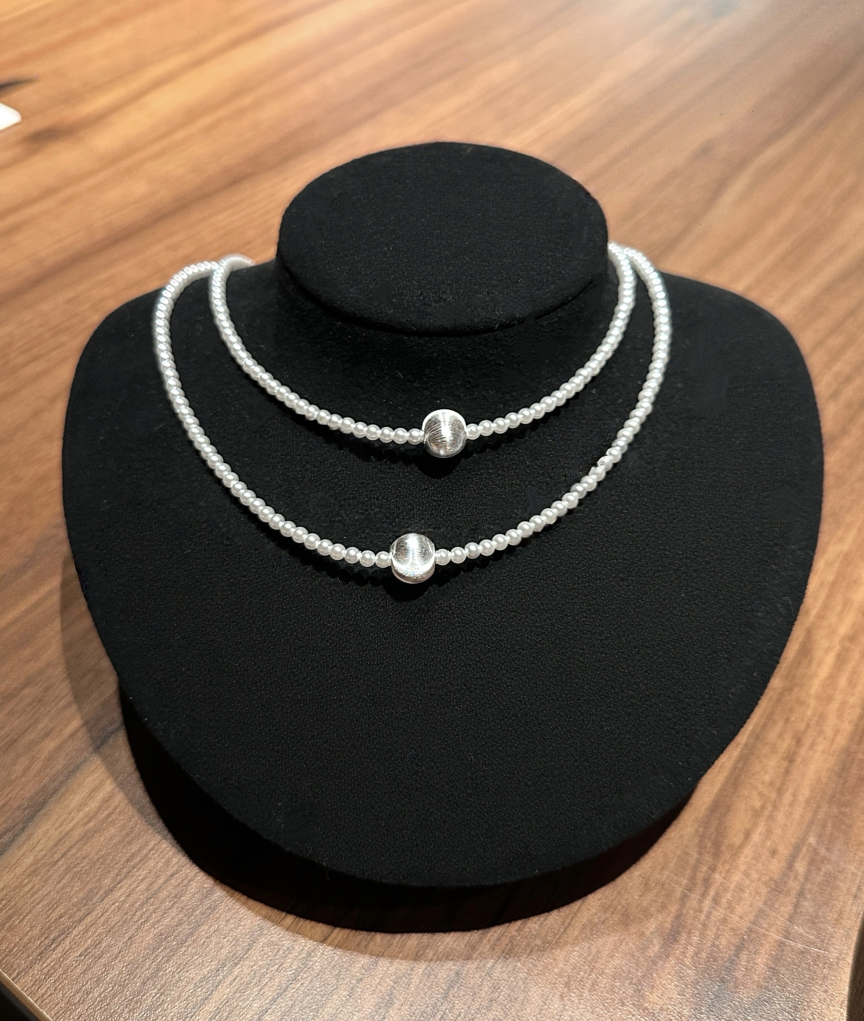 CatEye Pearl Necklace