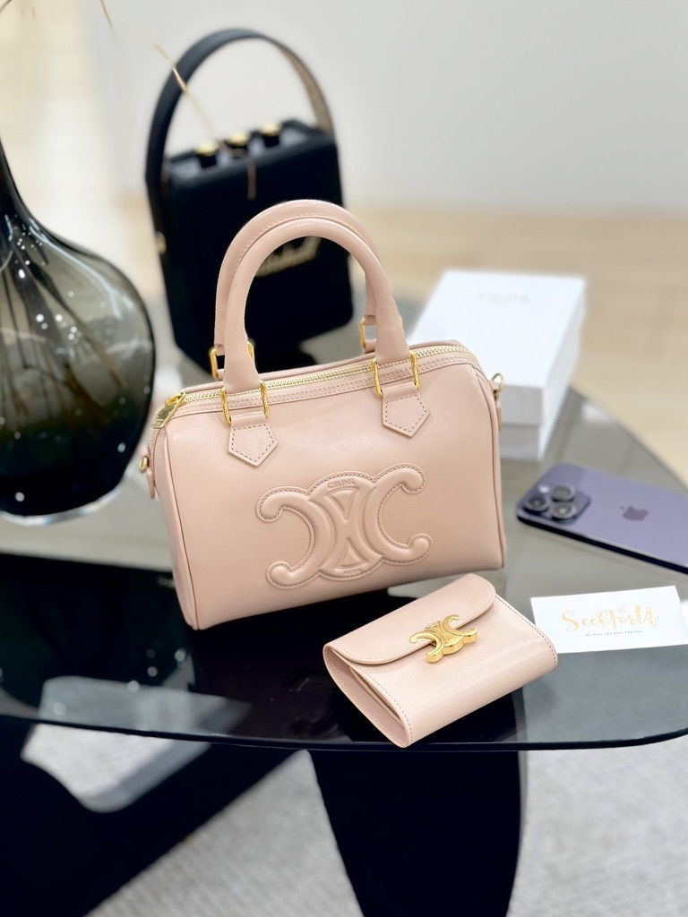 CELINE Small Boston Cuir Triomphe