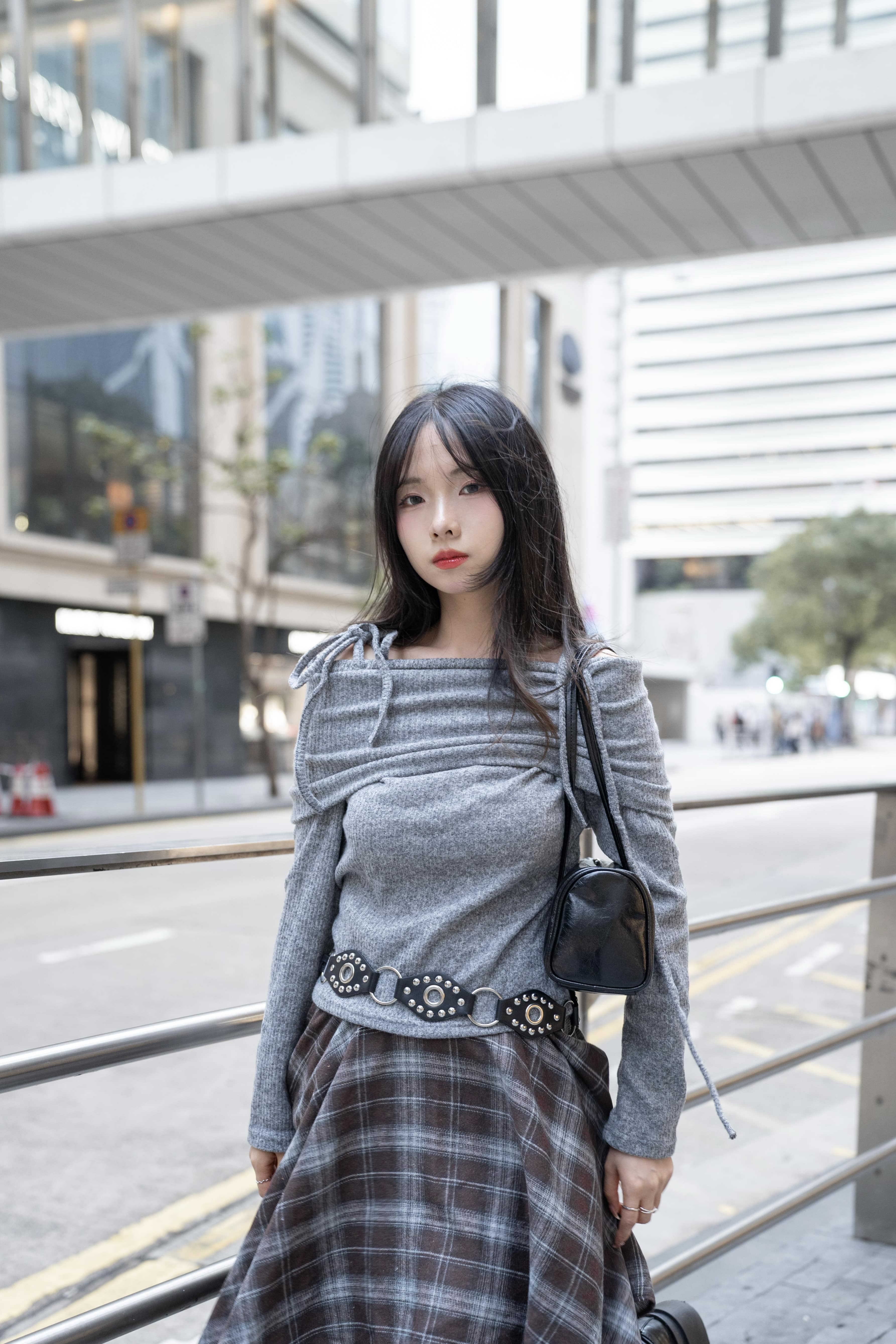 Ott Ribbon Off-Shoulder Knit Top