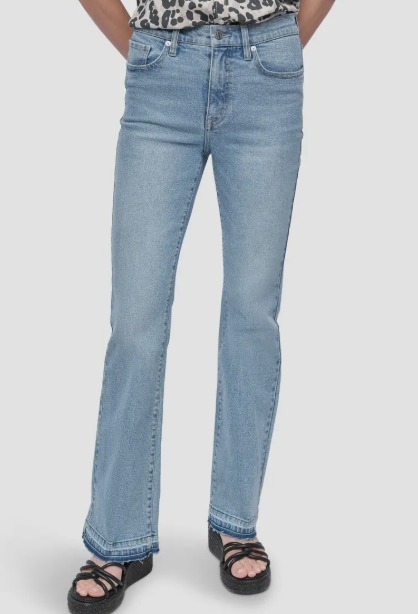 【現貨】DKNY JEANS H111251 女裝高腰喇叭牛仔褲