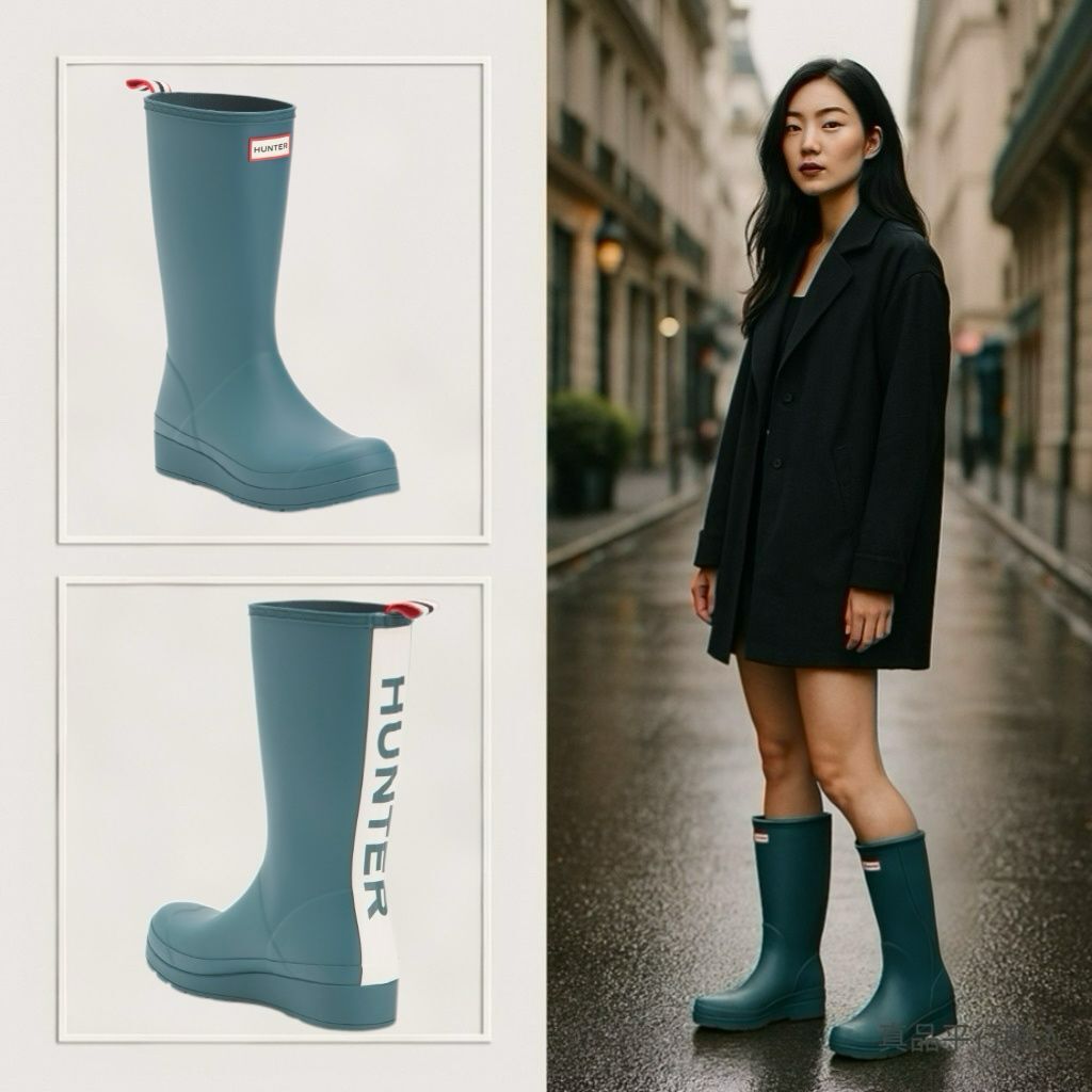 【現貨】HUNTER H111256 女裝防水高筒雨靴