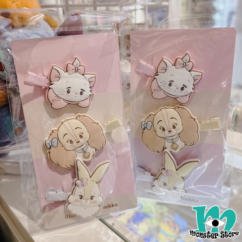 迪士尼人物髮夾 (3入)