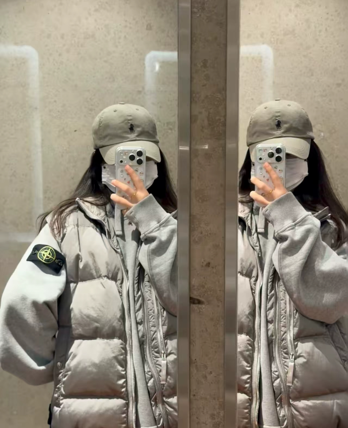 【代購】STONE ISLAND  純色雙向拉鍊羽絨背心 男款｜輕量保暖 × 高級質感