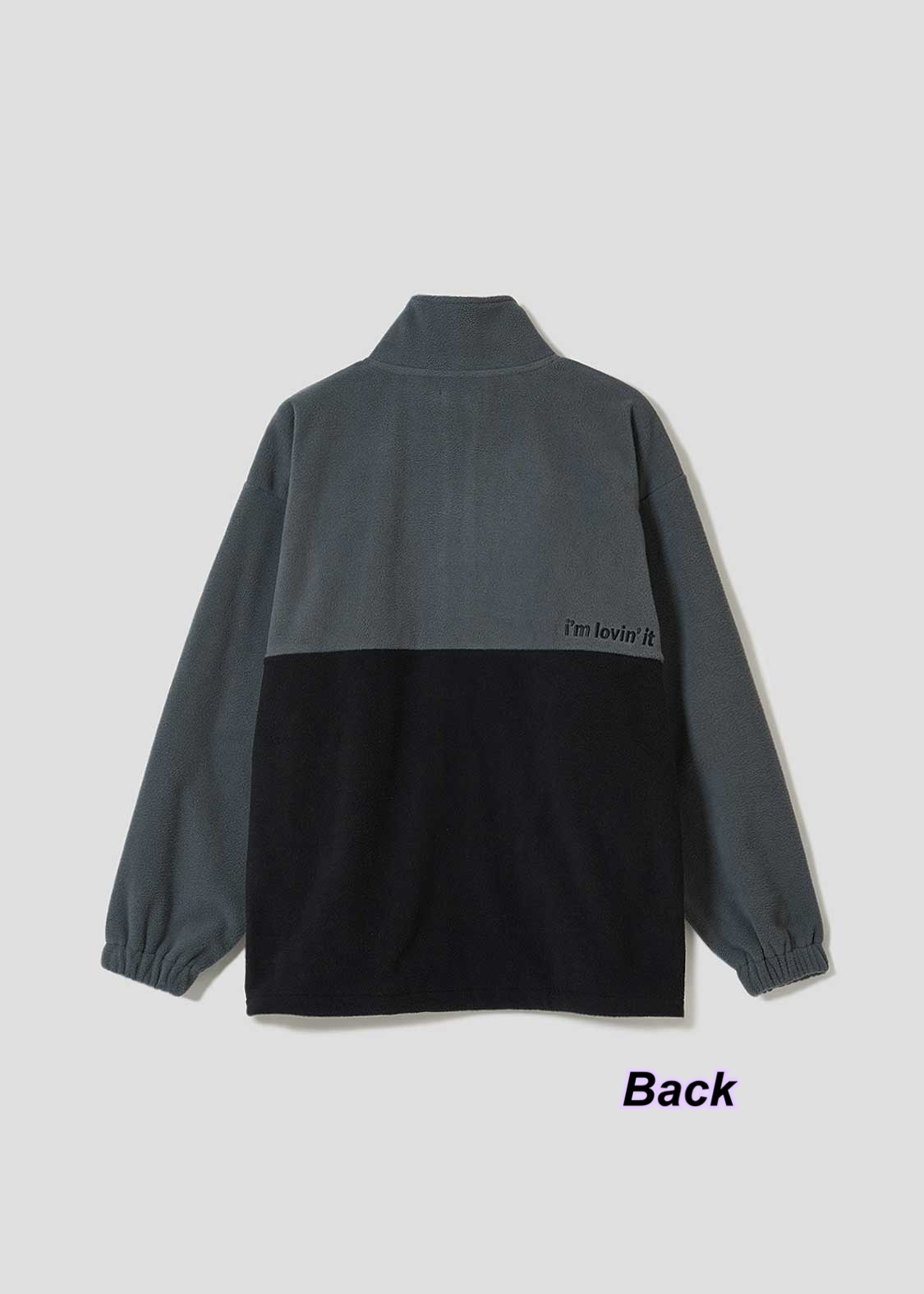 13/11 Graniph x McDonald’s M圖案黑灰拼色jacket