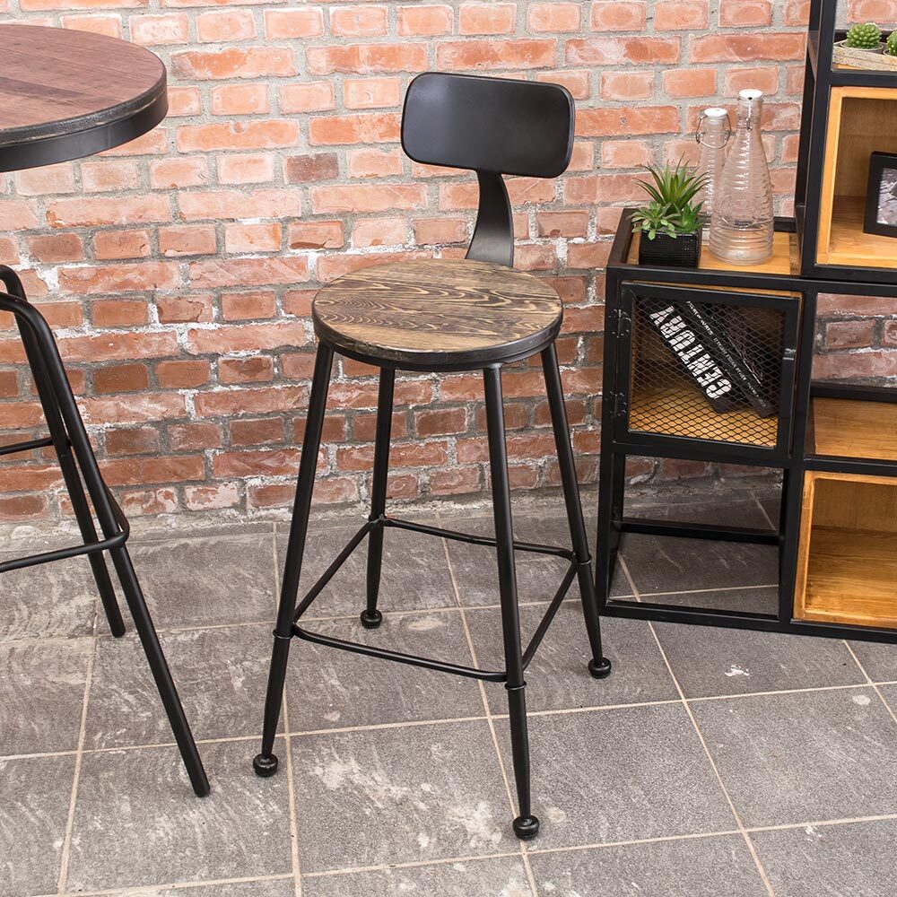 伯恩工業風吧台椅/高椅/單椅