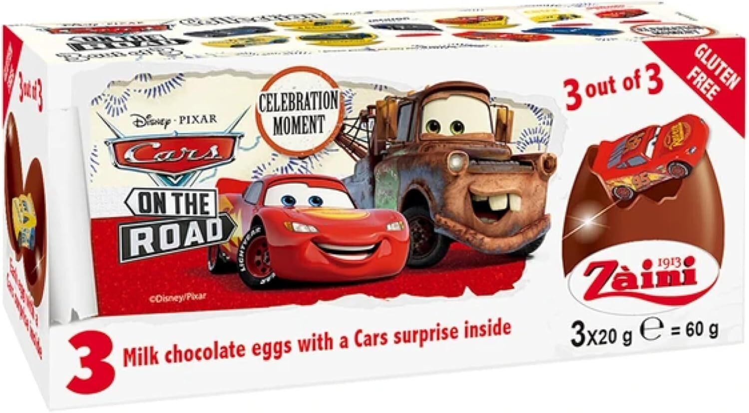 【預購】J1113901 《反斗車王3》朱古力蛋盲盒(3粒/盒) 期間限定