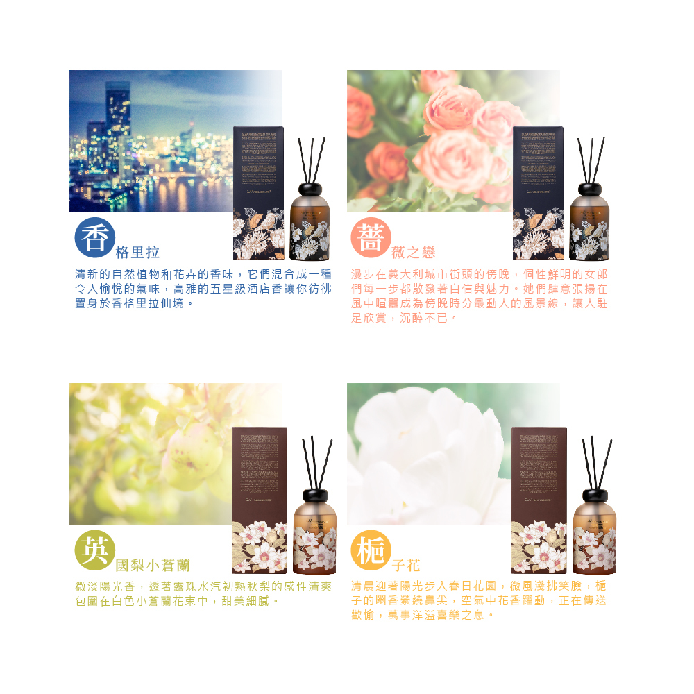 LA'vieparfaite  園林紳士系列擴香瓶_350ml_附6入擴香棒