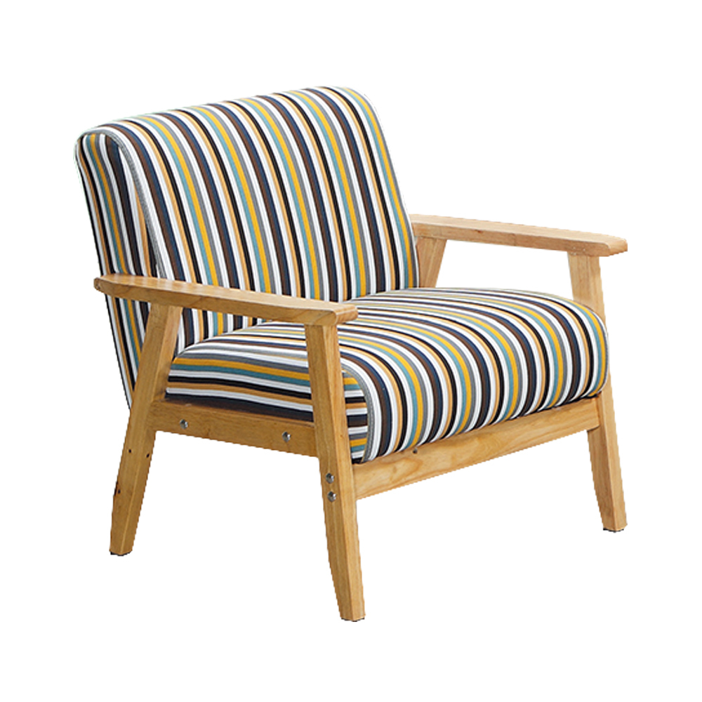 布里德實木沙發單人椅/單人座