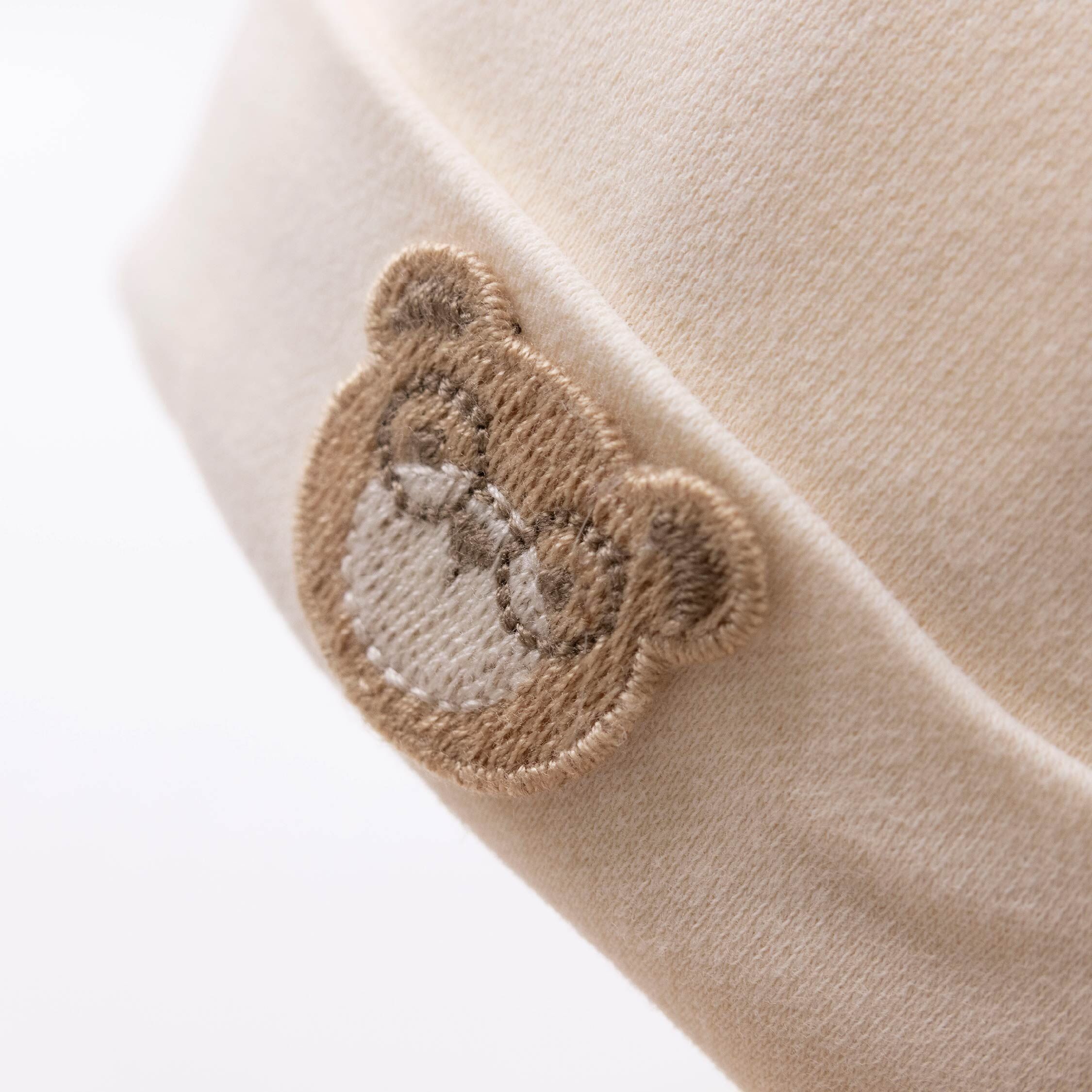 【JA1547】眼鏡熊熊雙層寶寶帽