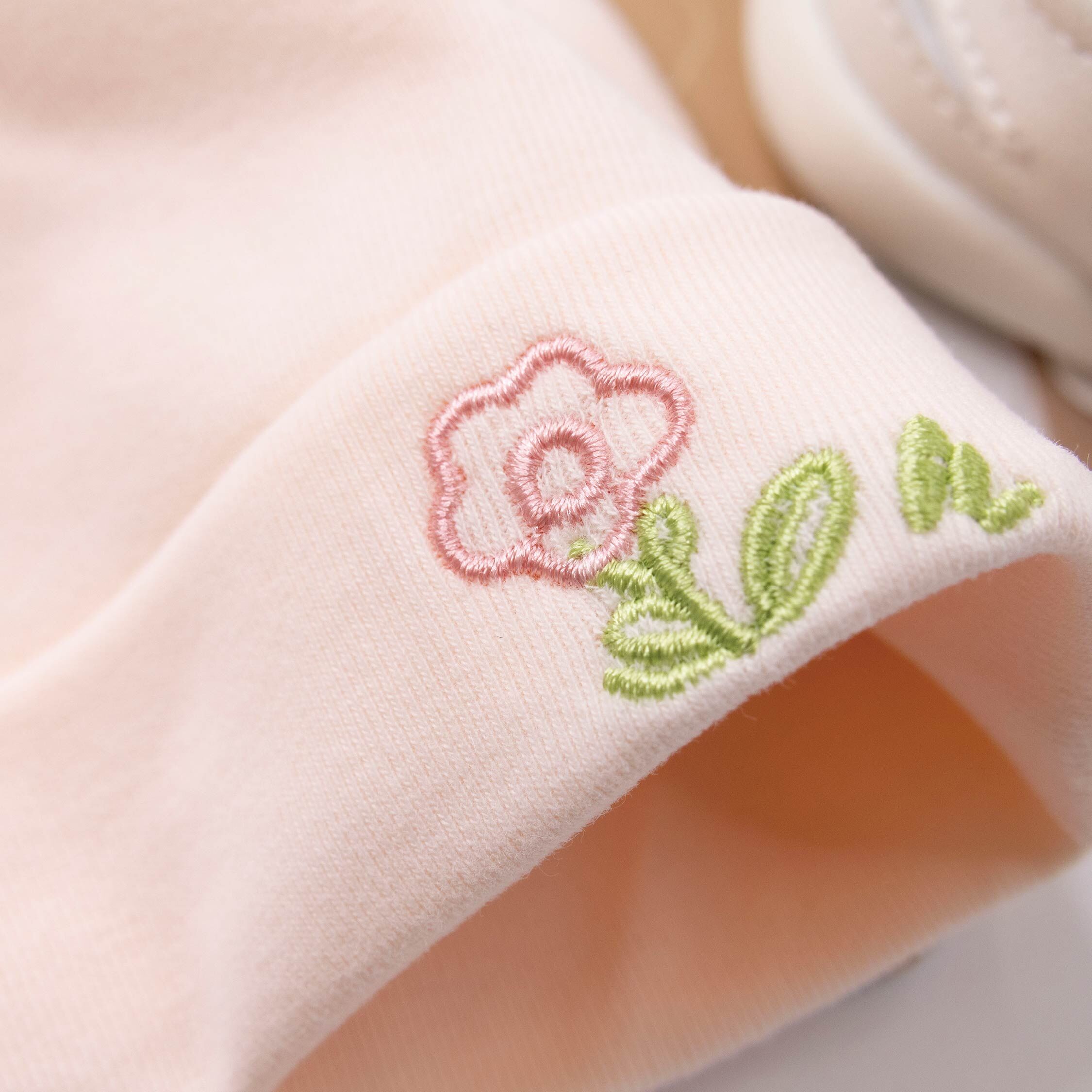 【JA1548】小花綠葉寶寶帽