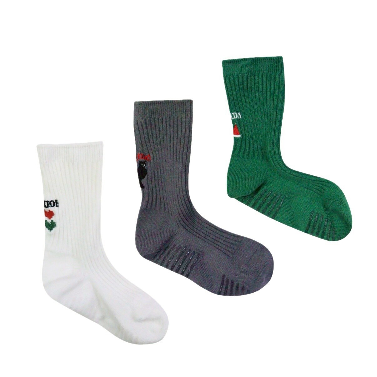 低調小刺繡聖誕襪