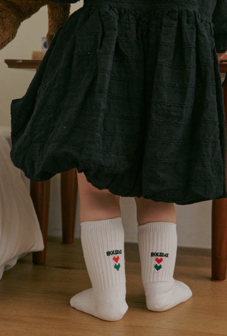 低調小刺繡聖誕襪