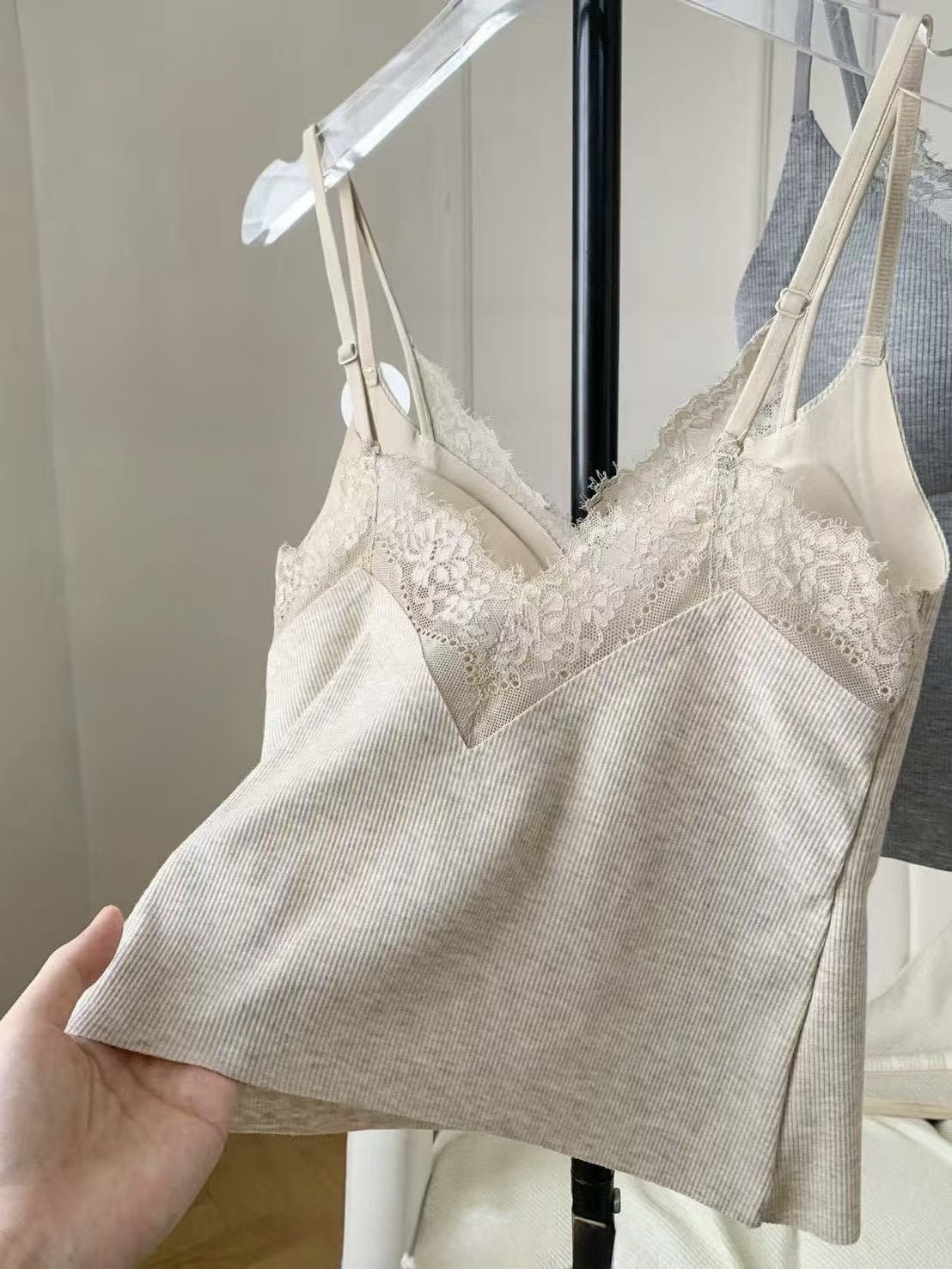 7809 深V睫毛蕾絲Bratop