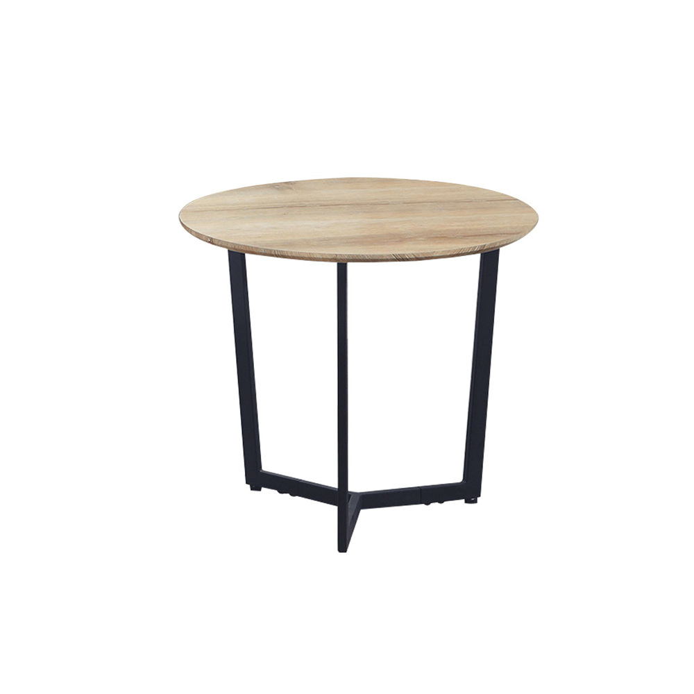 巴登2尺工業風圓形小茶几/邊桌/邊几