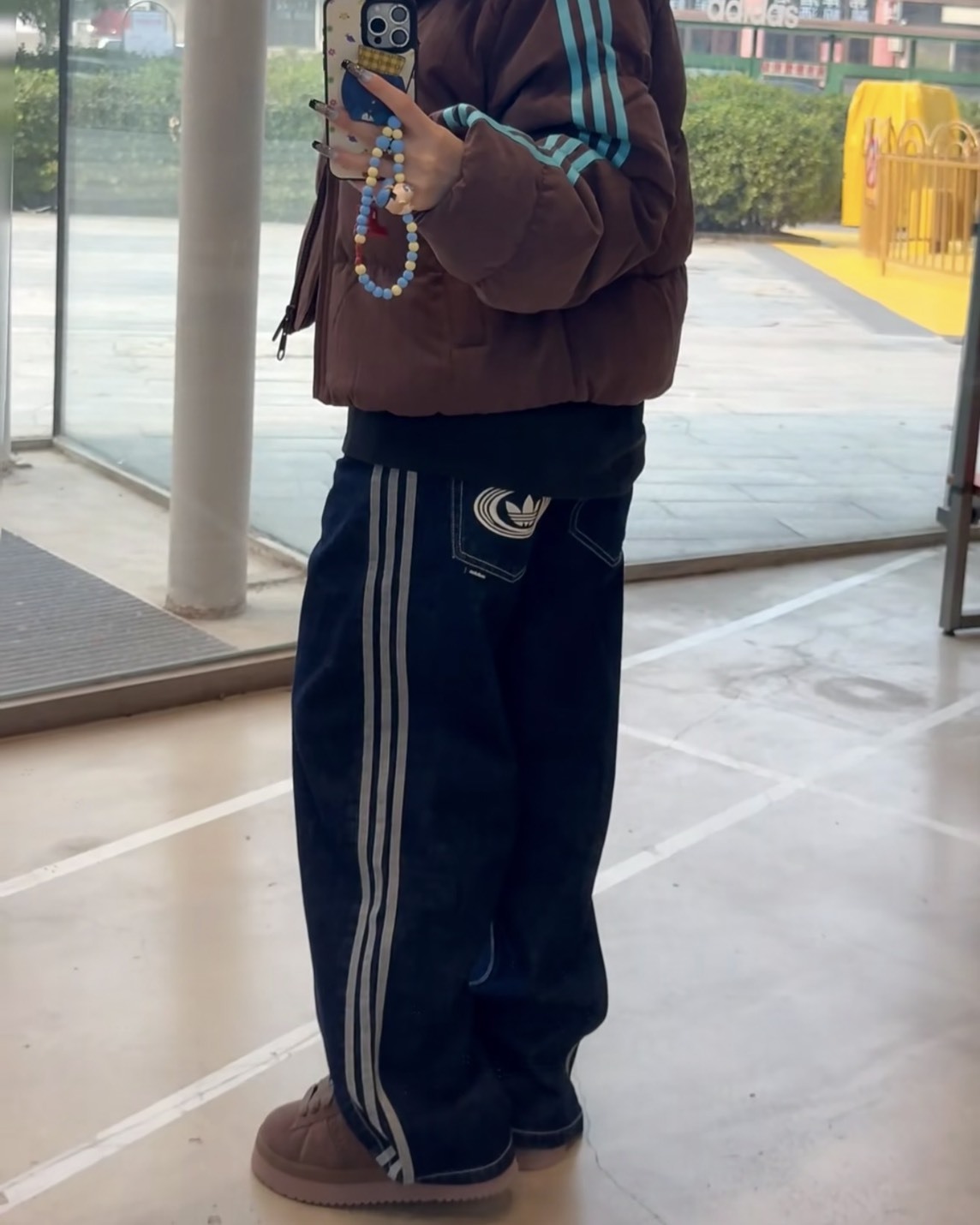 【預購】ADIDAS ORIGINALS FW25 990S 條紋牛仔褲 KS6916