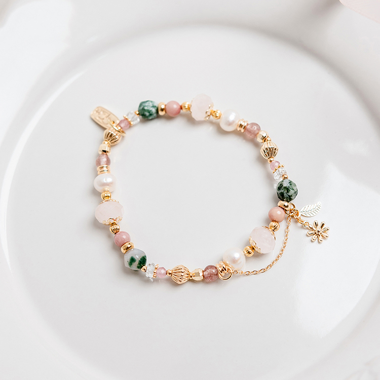 南島花開的記憶 – 粉晶 – 手鍊
