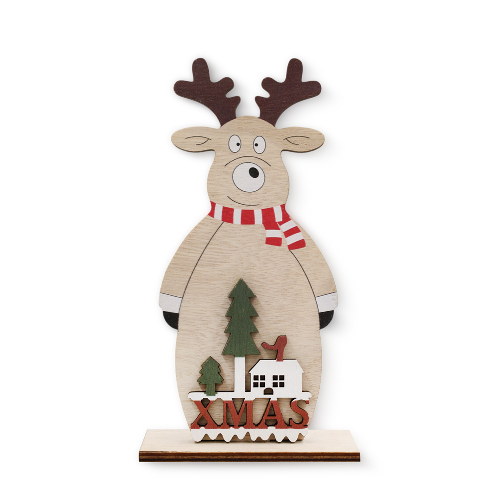 O'WELL 聖誕木質擴香擺飾-多款任選 雪人/麋鹿/聖誕樹/聖誕老人 聖誕限定 交換禮物