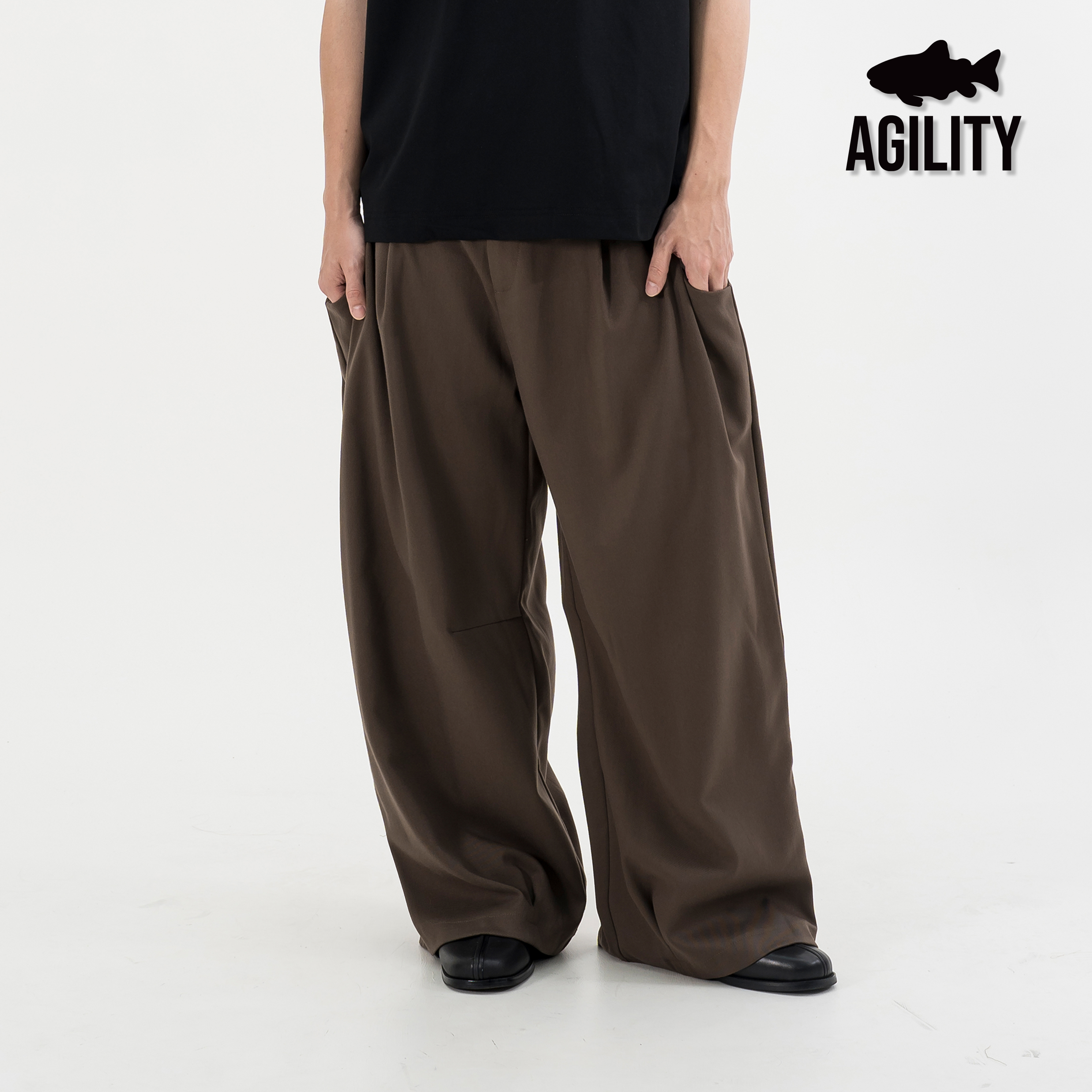 AGILITY Wide Leg Acrylic Suit Pants 闊型 大口袋 西裝長褲 [P33]