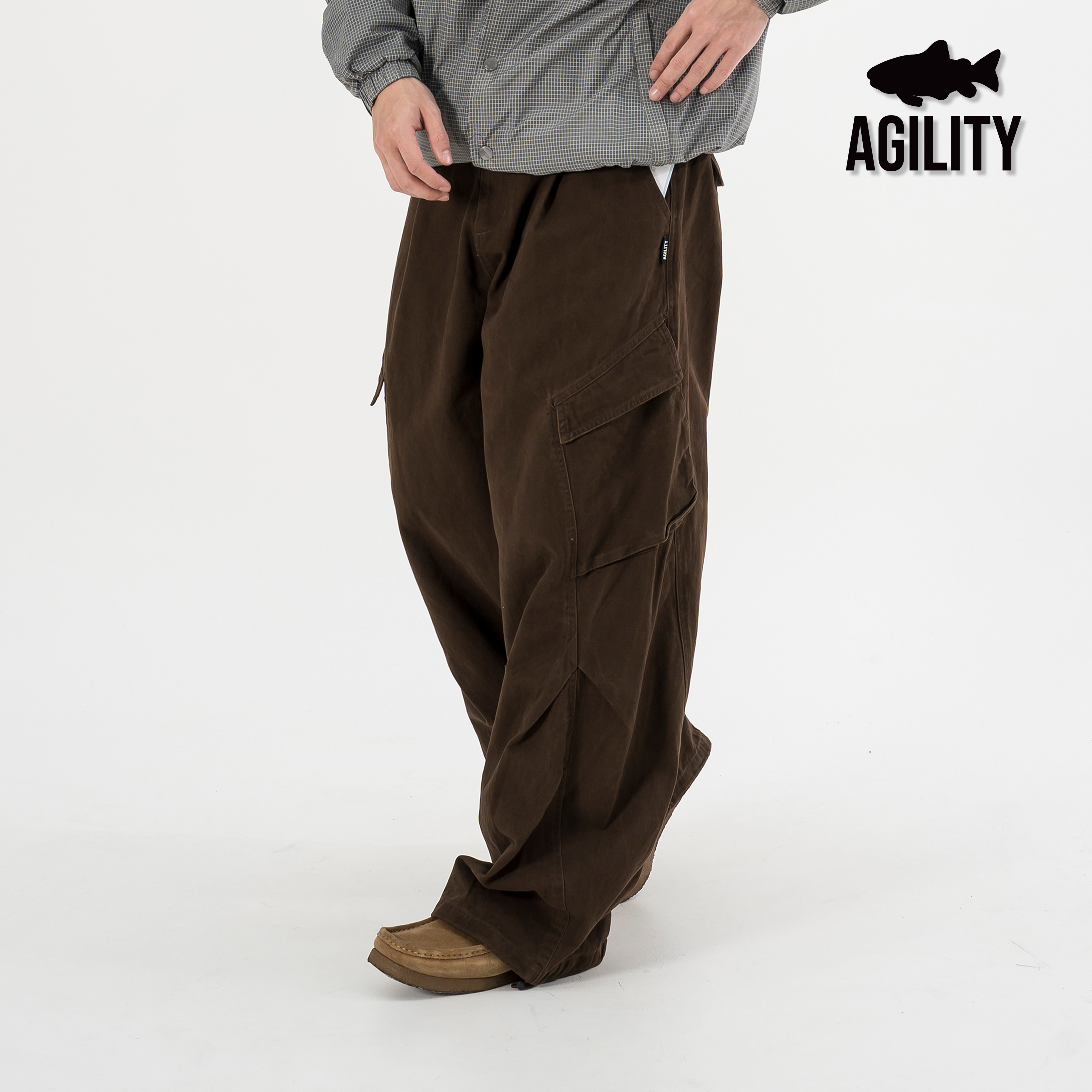 AGILITY Washed Slant Pocket Pants 水洗 斜口袋 工作長褲 [P95]