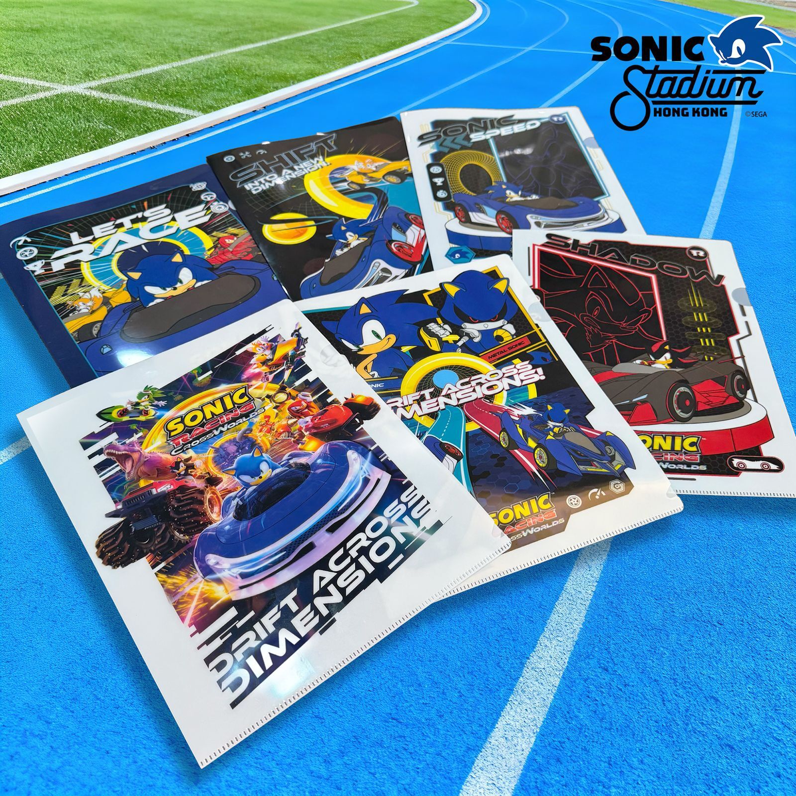 (SONIC Stadium) Sonic Racing Crossworlds A4 文件夾 盲包