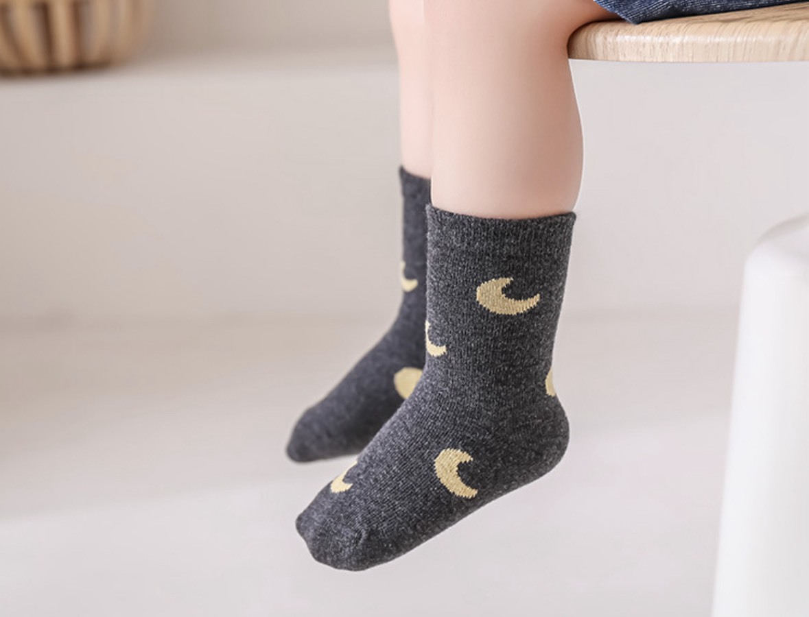 韓版條紋中筒襪