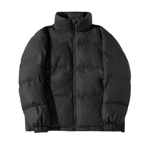 立領PU皮鋪棉麵包外套 BL5115