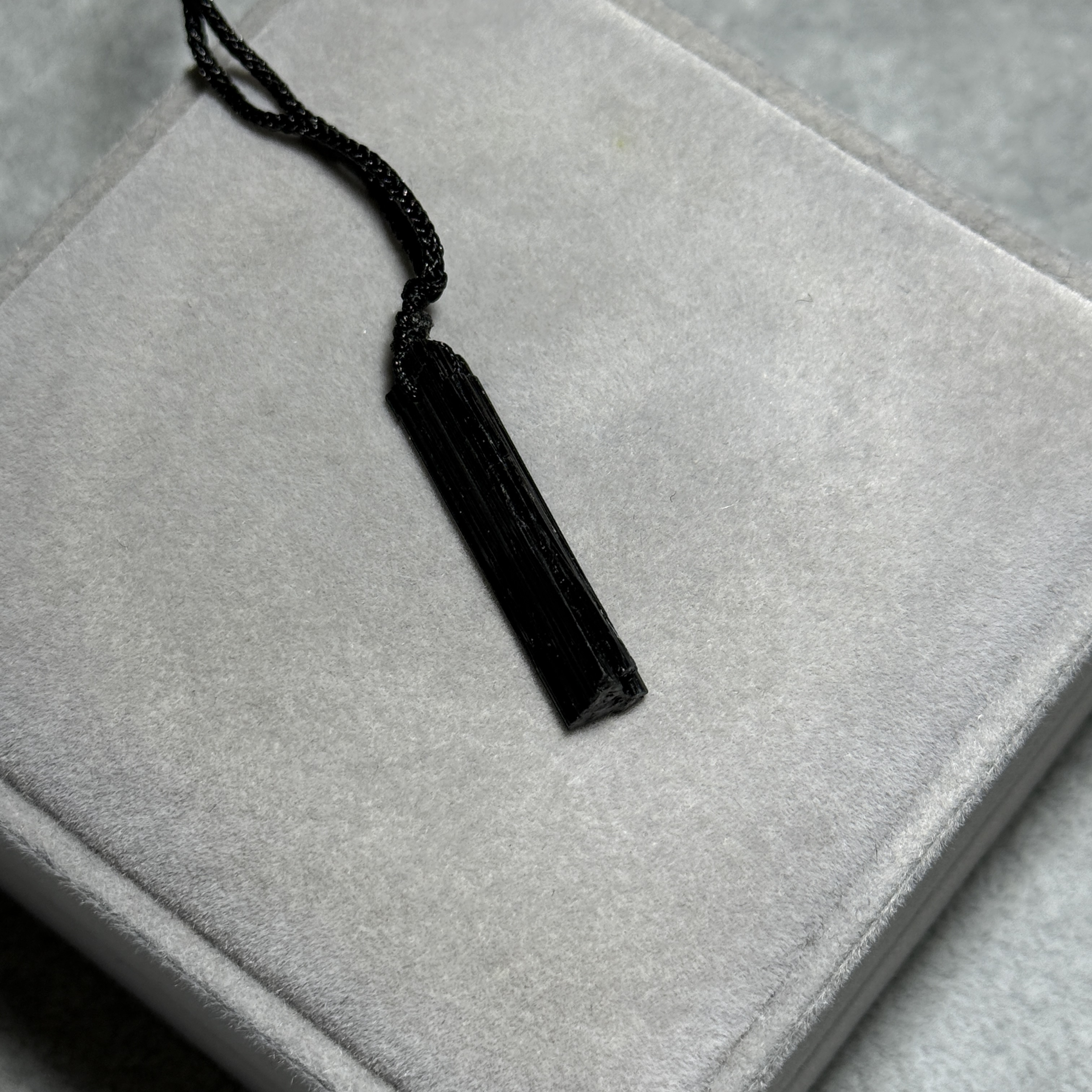 黑碧璽礦標吊墜 TRR1751