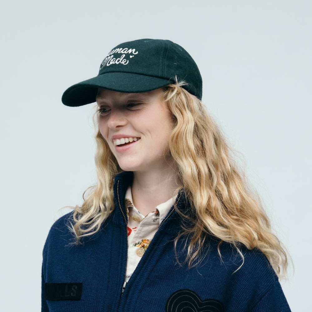 現貨┃日本製 HUMAN MADE 6PANEL WOOL CAP 六片式 羊毛 刺繡 棒球帽