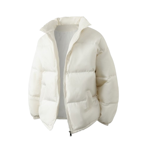 立領簡約麵包外套 1601