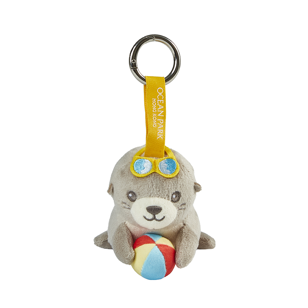 Seal Sunglasses Plush Keychain