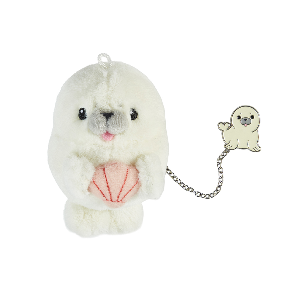 Seal Plush Brooch with Metal Pin
