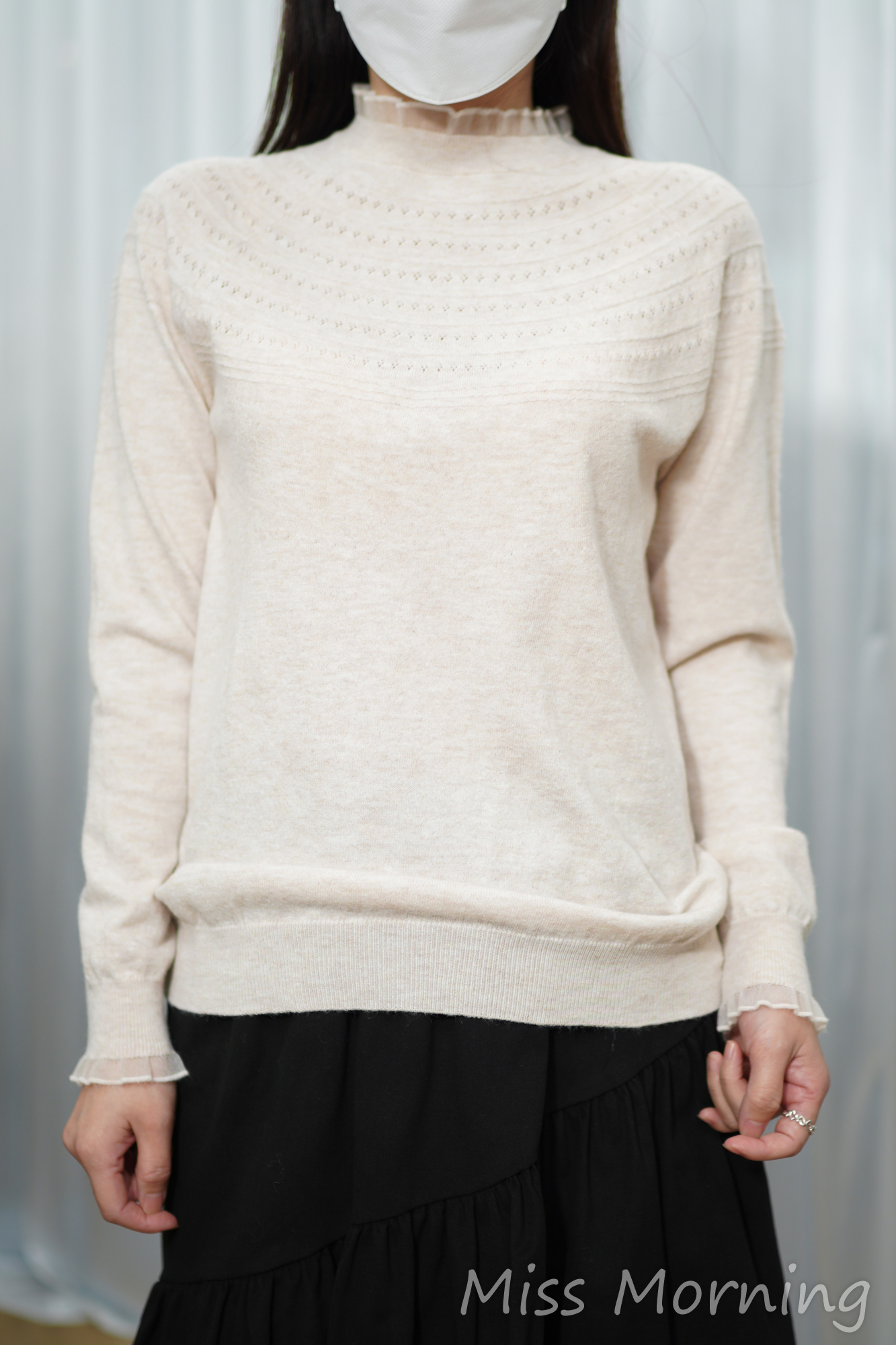 通花肩針織衫(14918)