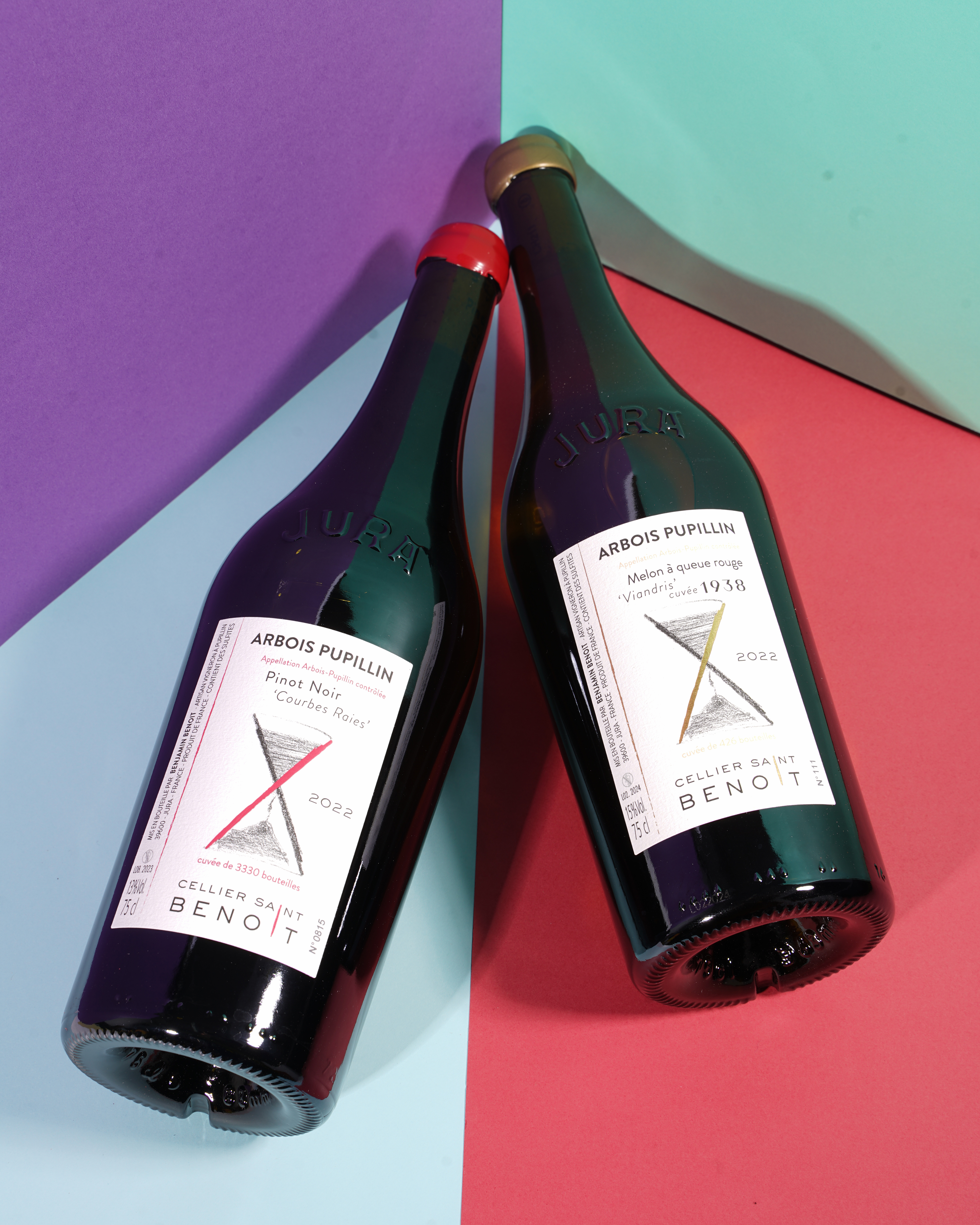 Cellier Saint Benoit Arbois-Pupillin Courbes Raies Pinot Noir 2022