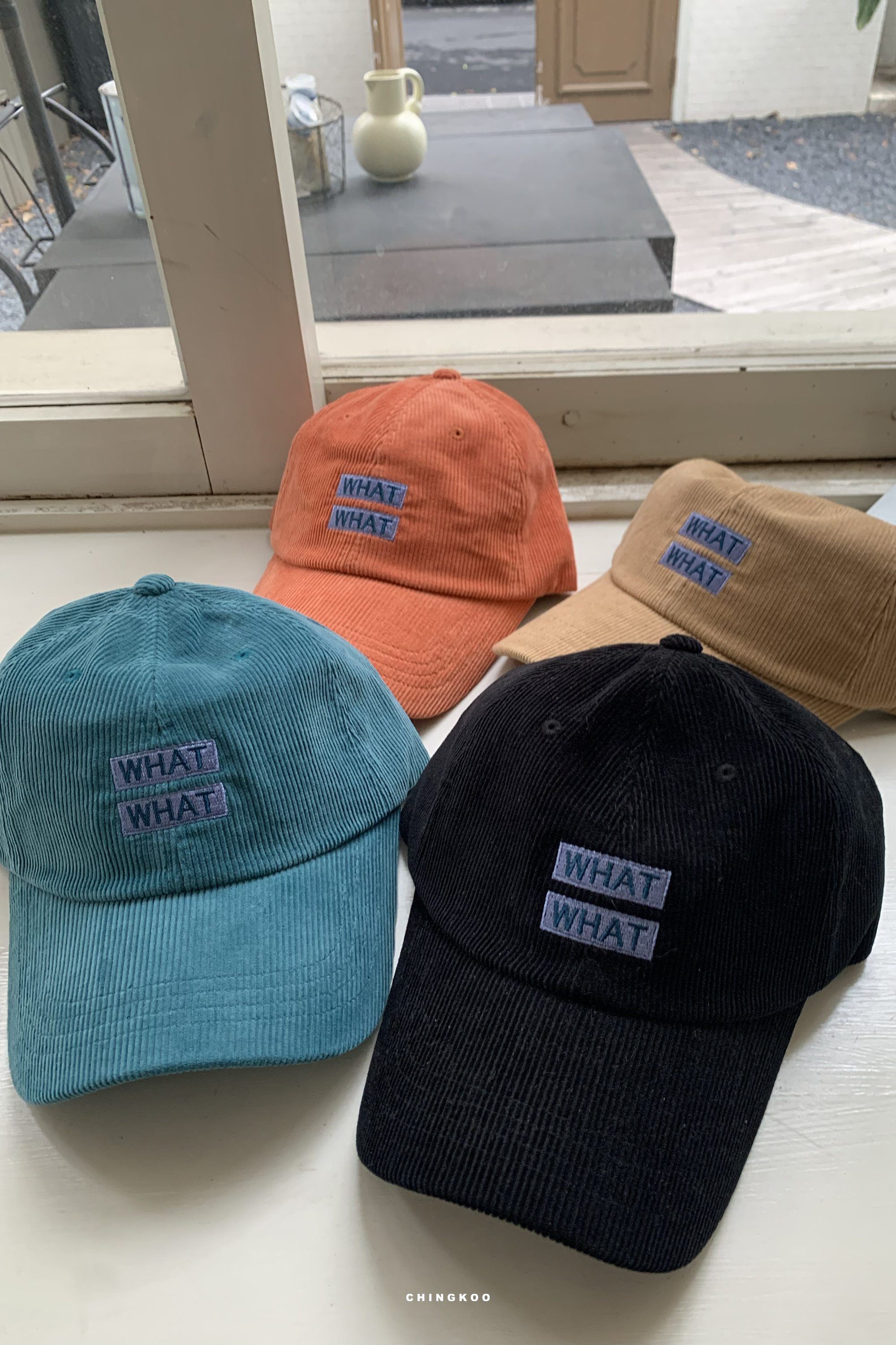 |韓國Korea|跳色燈芯絨鴨舌帽 4色