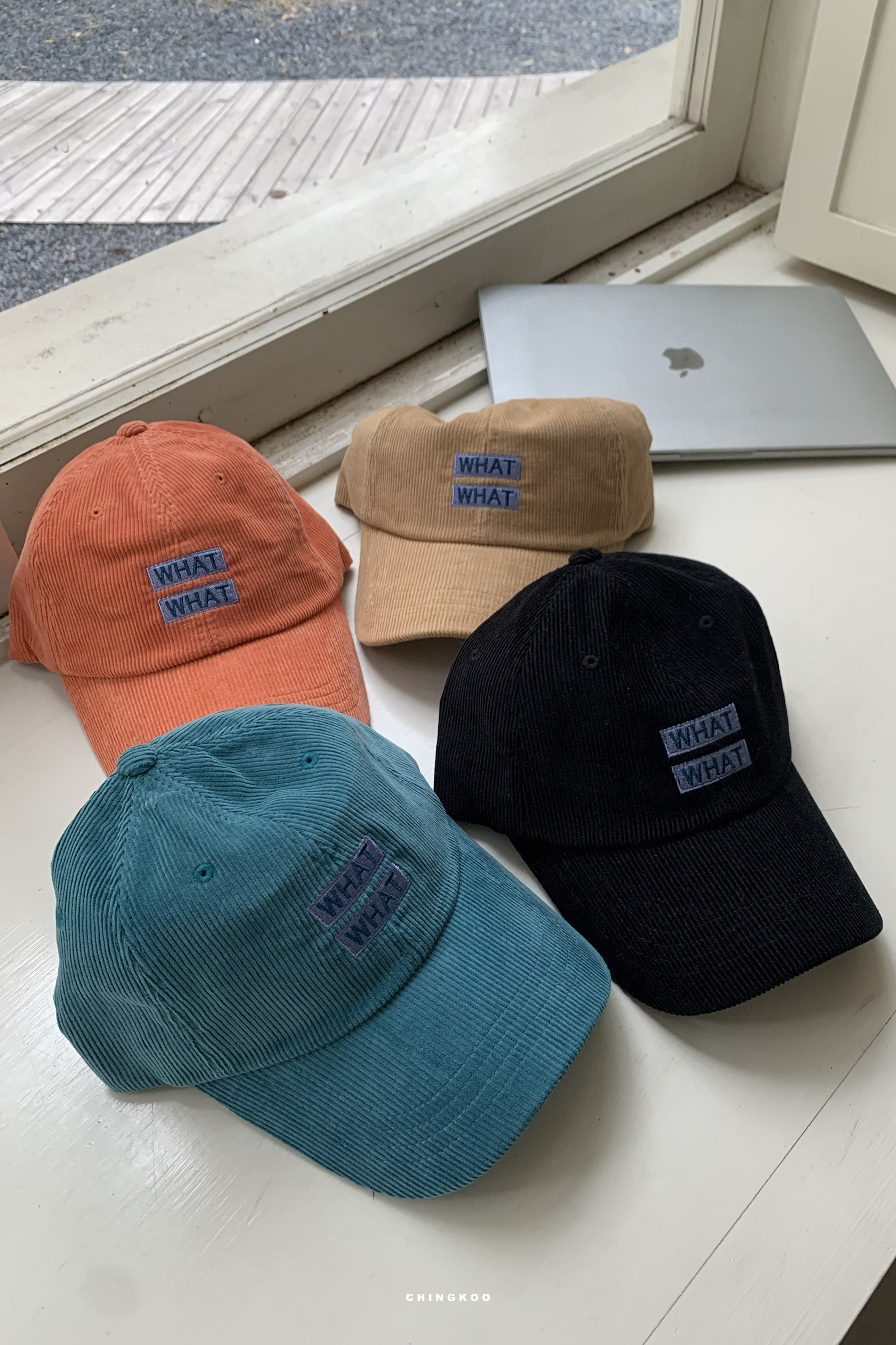 |韓國Korea|跳色燈芯絨鴨舌帽 4色