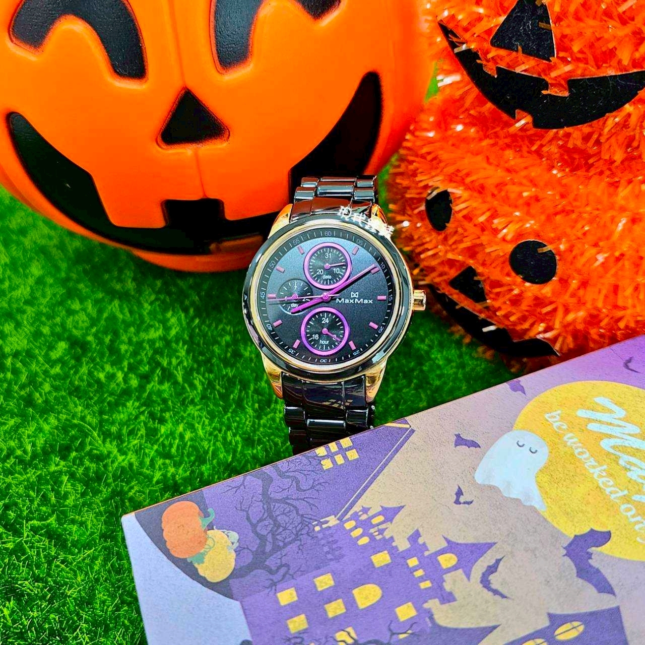 【Max Max】都會魅影•紫焰MAS7003S-5 38mm 現代鐘錶