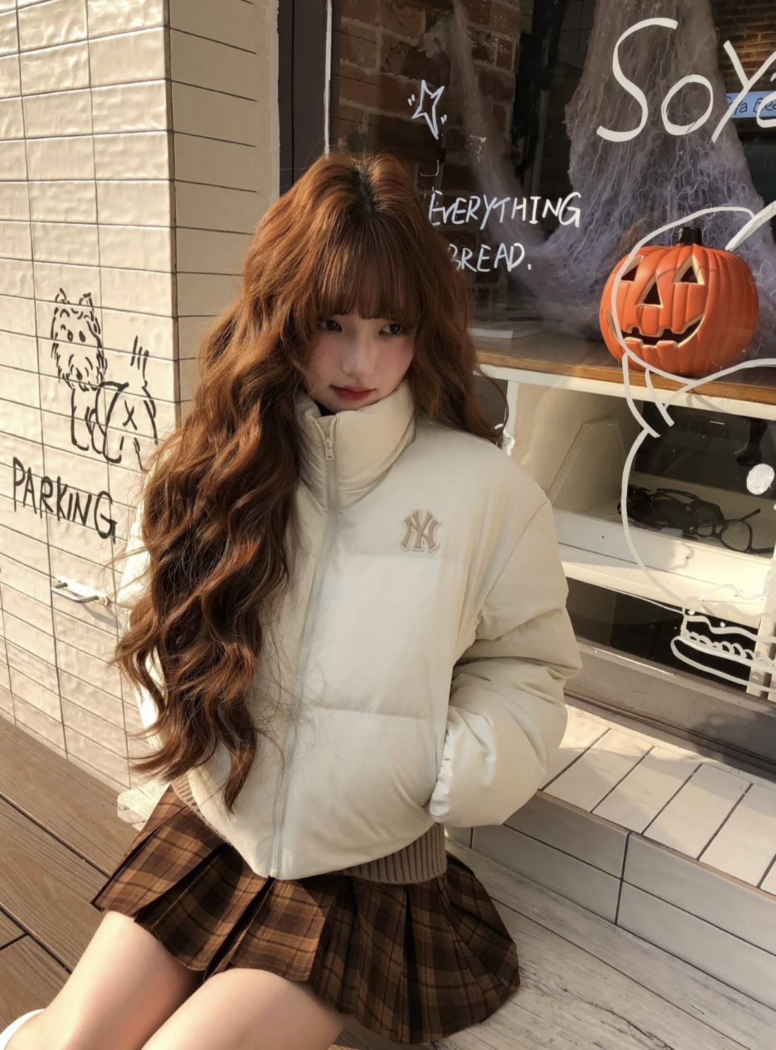 <單件免運> MLB 短版 霧感 羽絨外套 三色