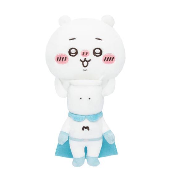 Chiikawa Hanging Plush Toy to Watch Over You from the Desktop (Muchauman and Chiikawa)