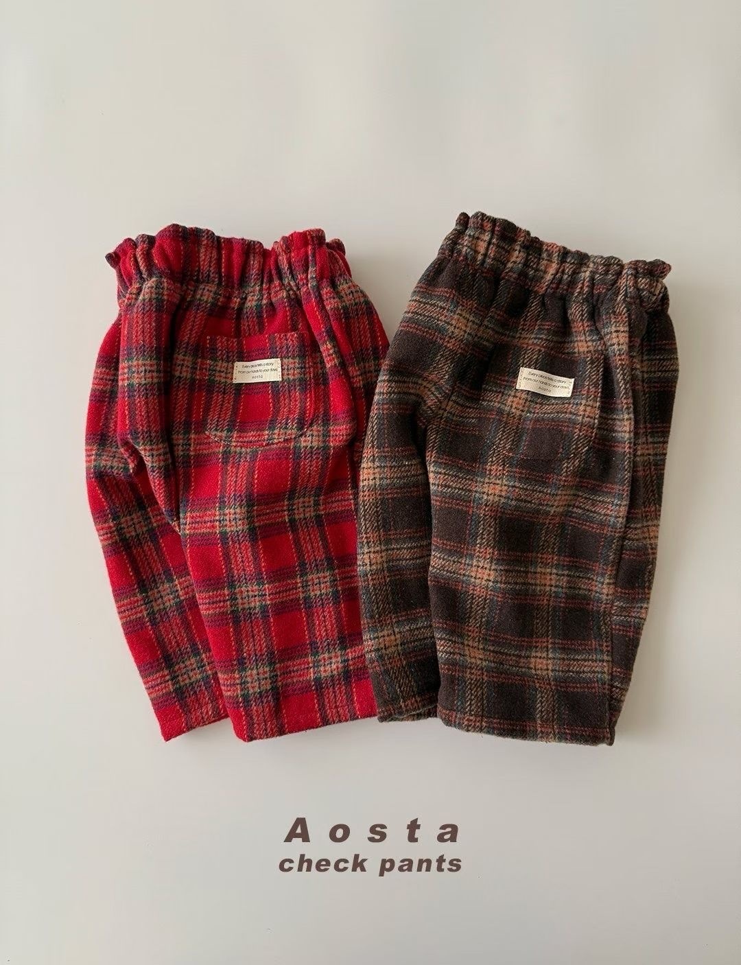 Aosta Check Pants