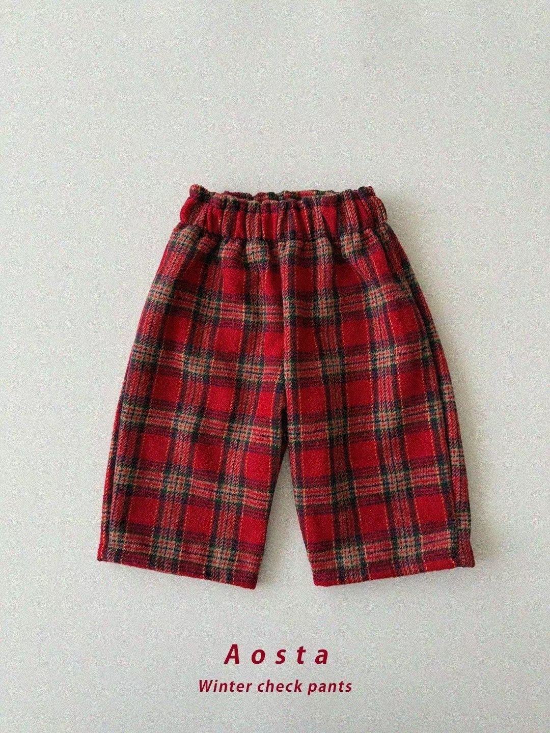 Aosta Check Pants